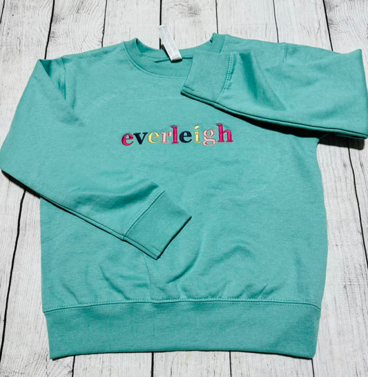 Youth Embroidered Sweatshirt