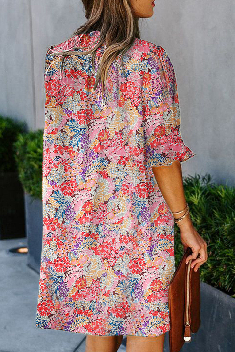 Multicolor Floral Dress